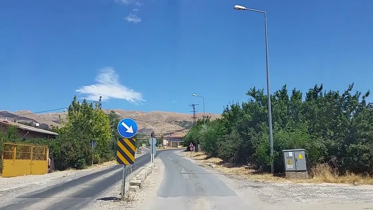 Baskil İlçe Merkezinden Köye Yolculuk