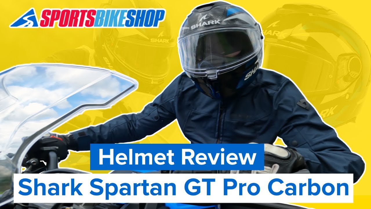 Shark Spartan GT Pro and GT Pro Carbon motorcycle helmet review - Sportsbikeshop