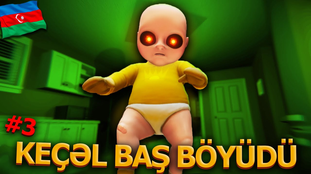 😰KEÇƏL BAŞ DIV OLUR ?? | KÖMƏƏY🙏 - Baby in Yellow bölüm 3