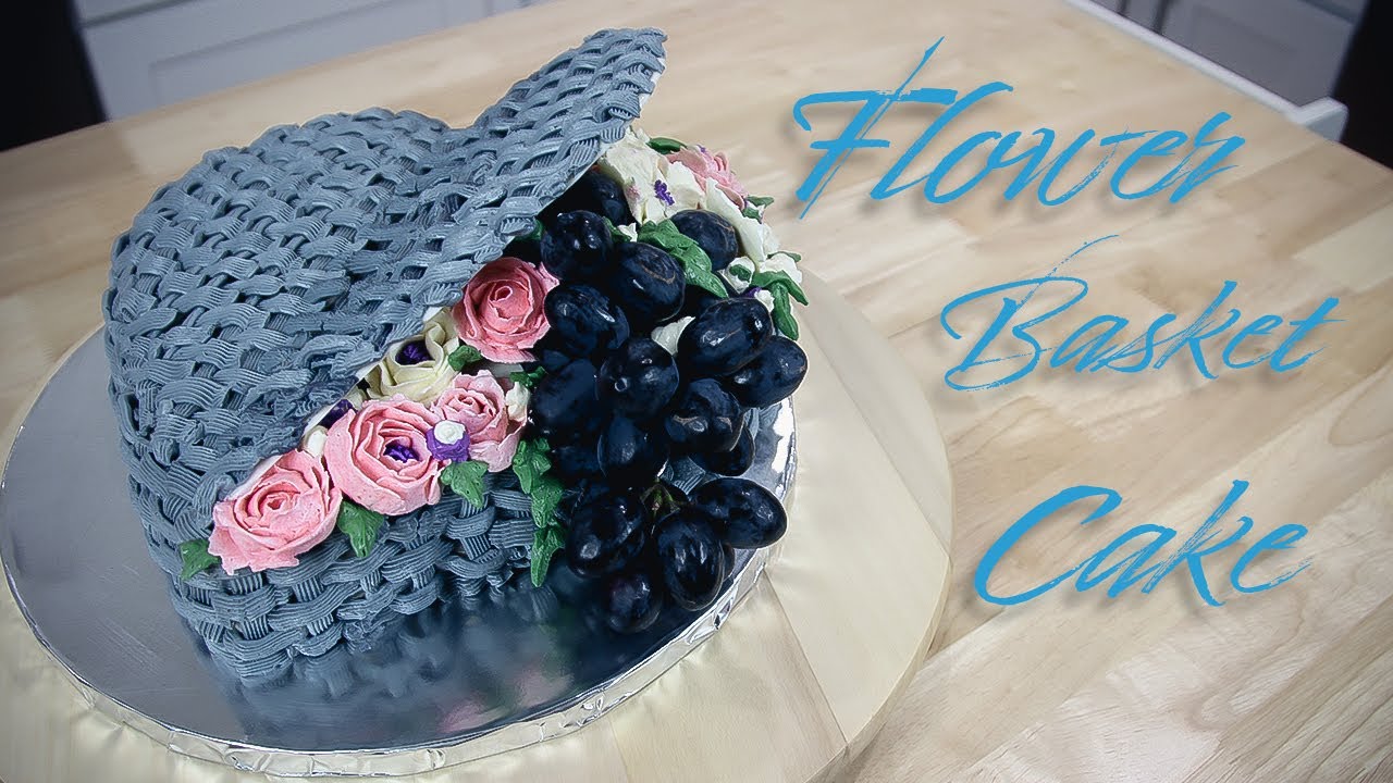 Mother’s Day BASKET Cake CC | Torta KORPICA sa Cvijećem za Dan Majki