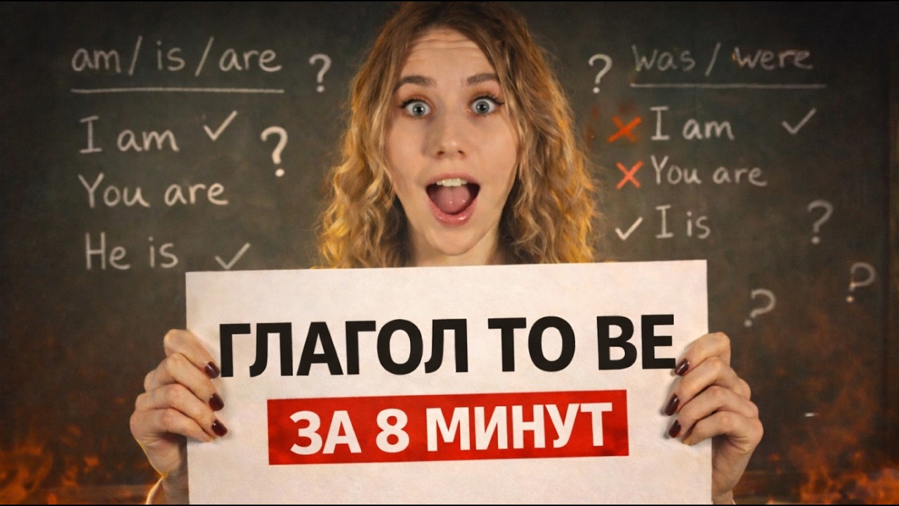 Все про TO BE за 8 минут: база английского