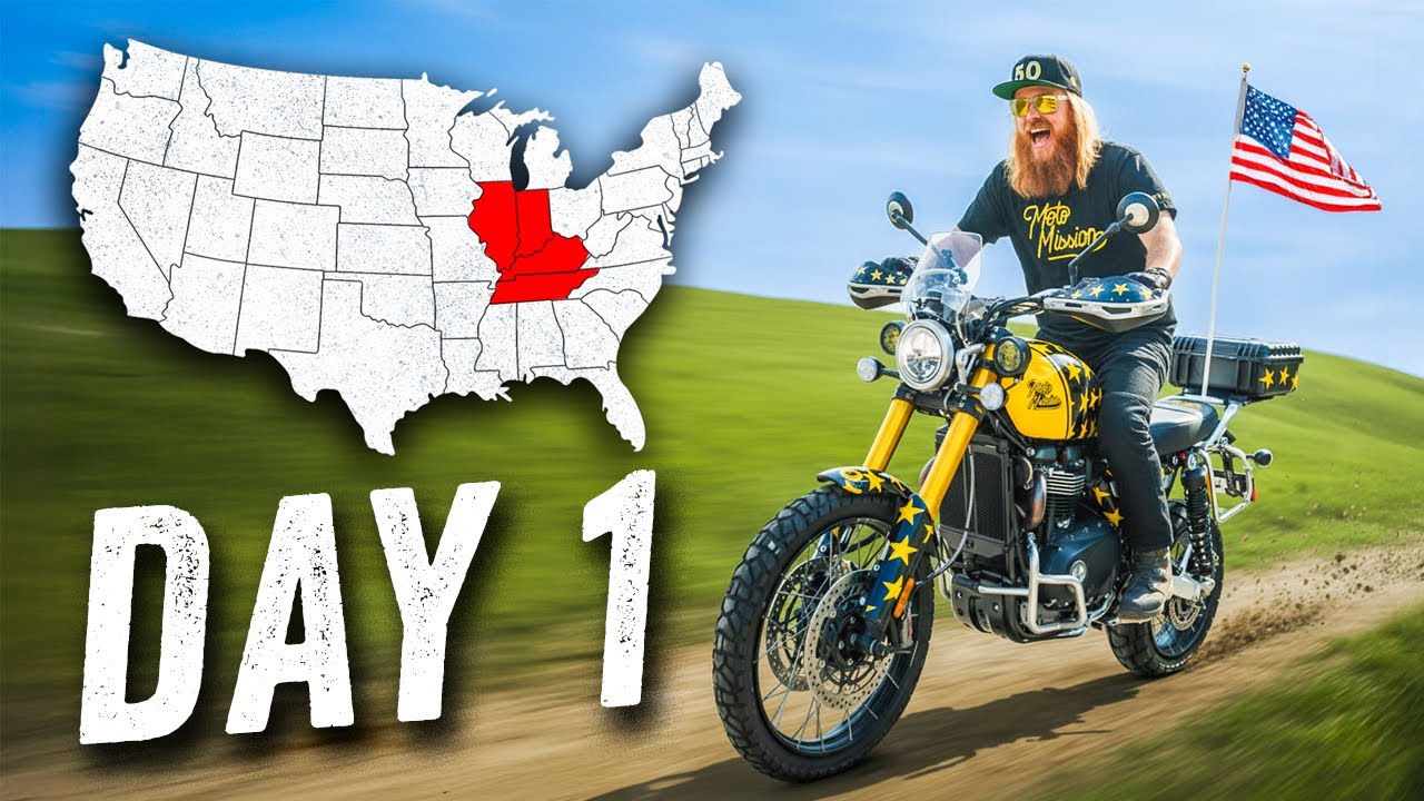 Riding 50 States in 50 Days- Day 1