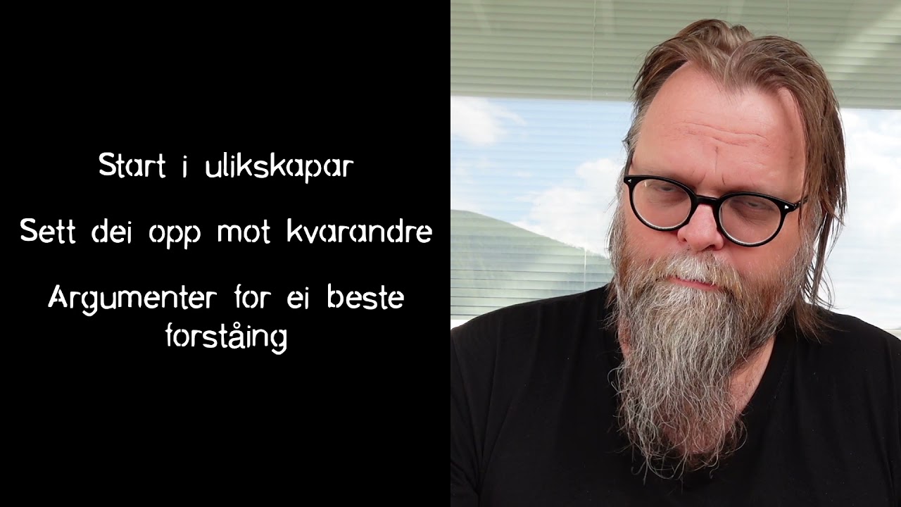 Oppgaver - utgreiing/redegjørelse og drøfting