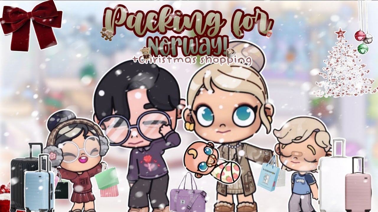 Packing for *Norway!...*🇳🇴🎄 ll *with voice* ll avatar world