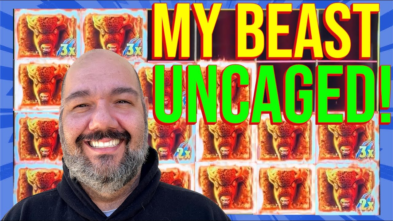 MY HUNCH WAS RIGHT!! with VegasLowRoller on Uncaged Beast Slot Machine