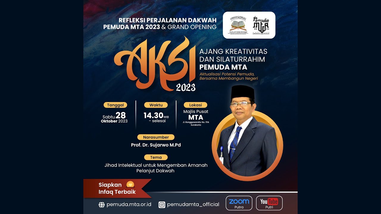Jihad Intelektual untuk Mengemban Amanah Pelanjut Dakwah | Prof. Dr. Sujarwo M.Pd