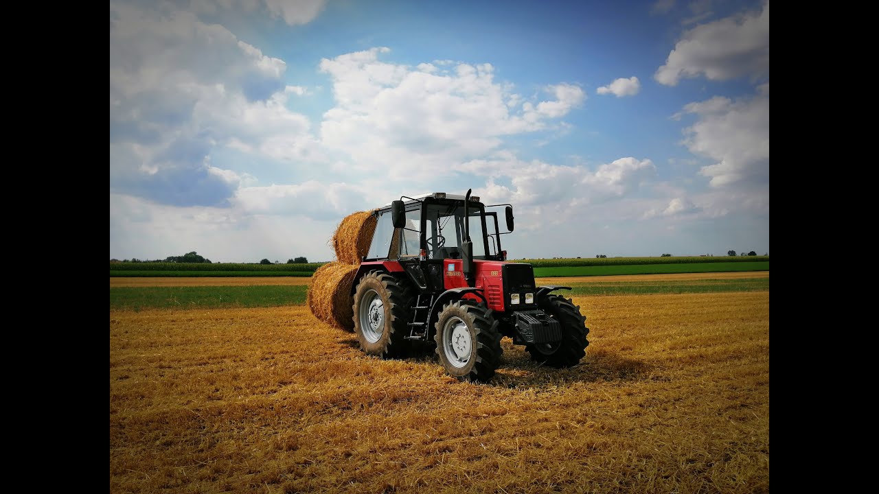 ㋡ Zbieranie słomy ! ✔KaskaderskyVlog #32✔|☆ Belarus 820!☆|☆Żniwa 2019☆