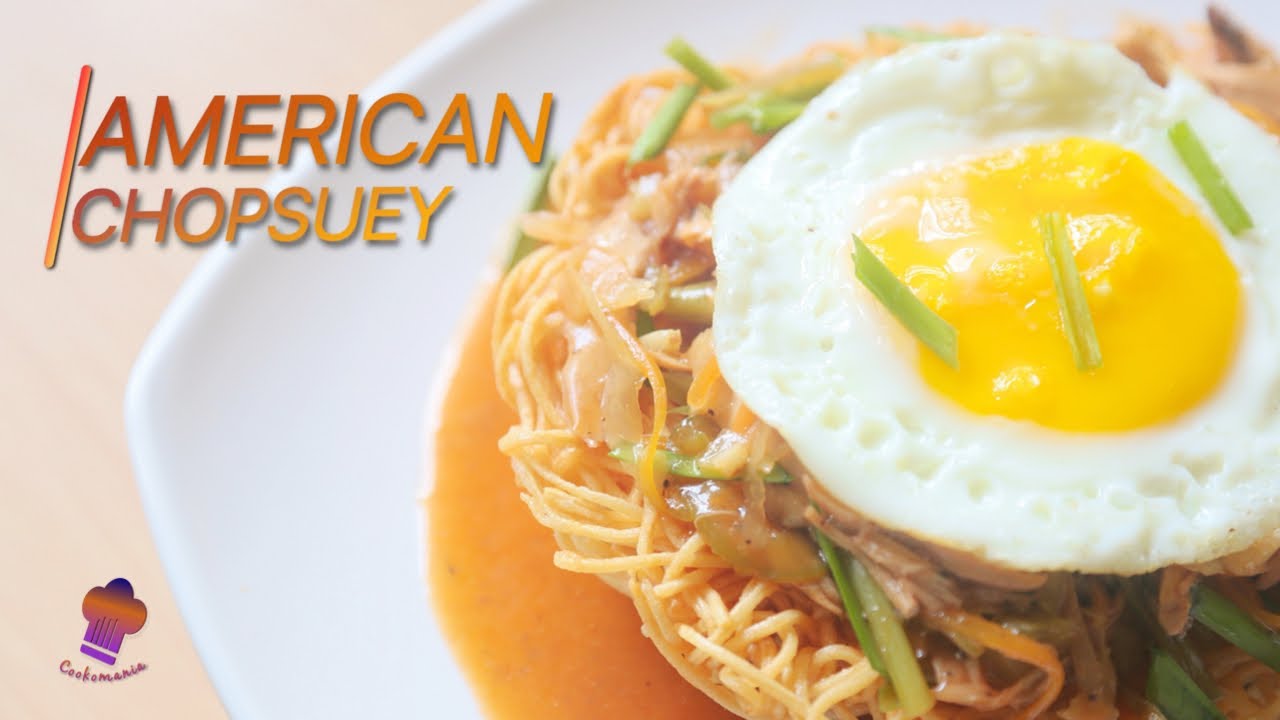 American Chopsuey | Chicken American Chopsuey with Fried Noodles