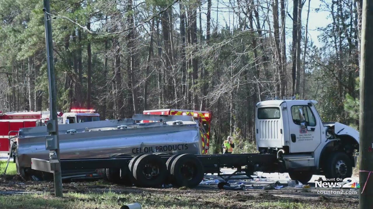 Driver ejected after fuel tanker crashes on Green Pond Highway
