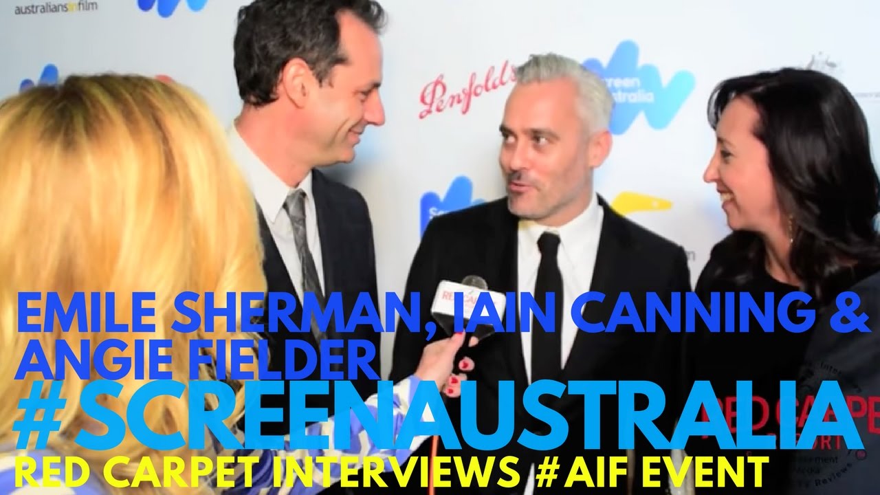 Emile Sherman, Iain Canning & Angie Fielder #Lion at Australian Oscar Nominees Reception