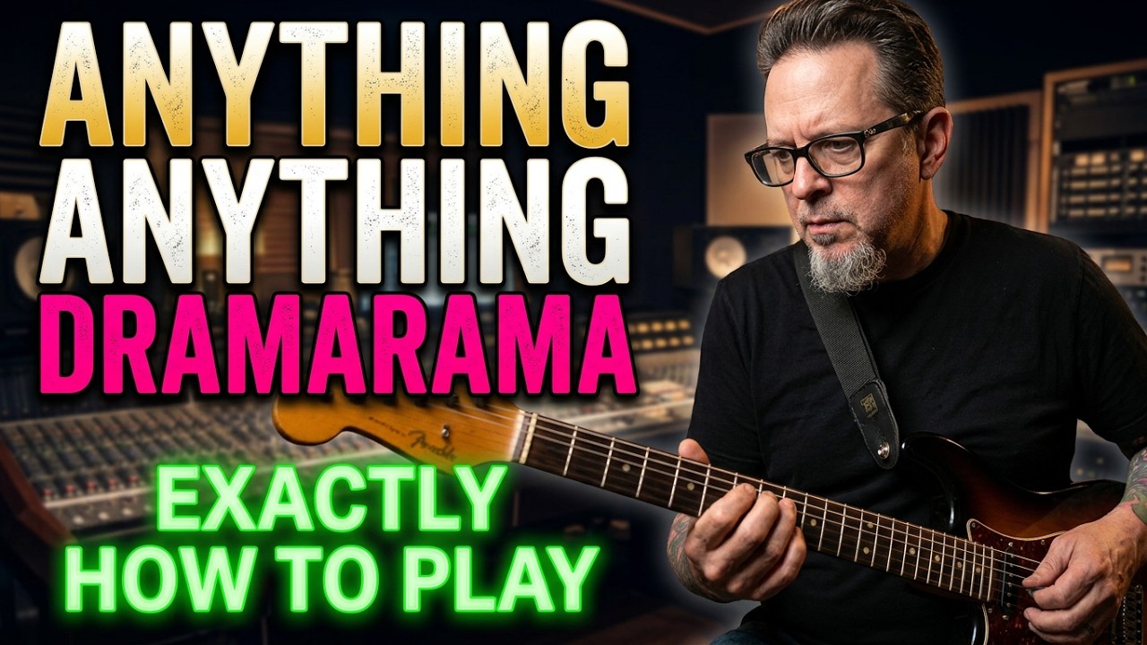 EXACTLY how to play Anything Anything by Dramarama Guitar Lesson