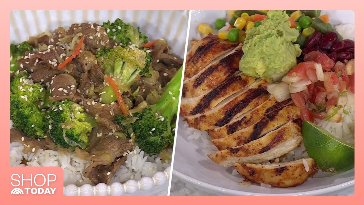Meal Prep Ideas: A Chicken Burrito Bowl, Beef and Vegetable Stir-Fry and More
