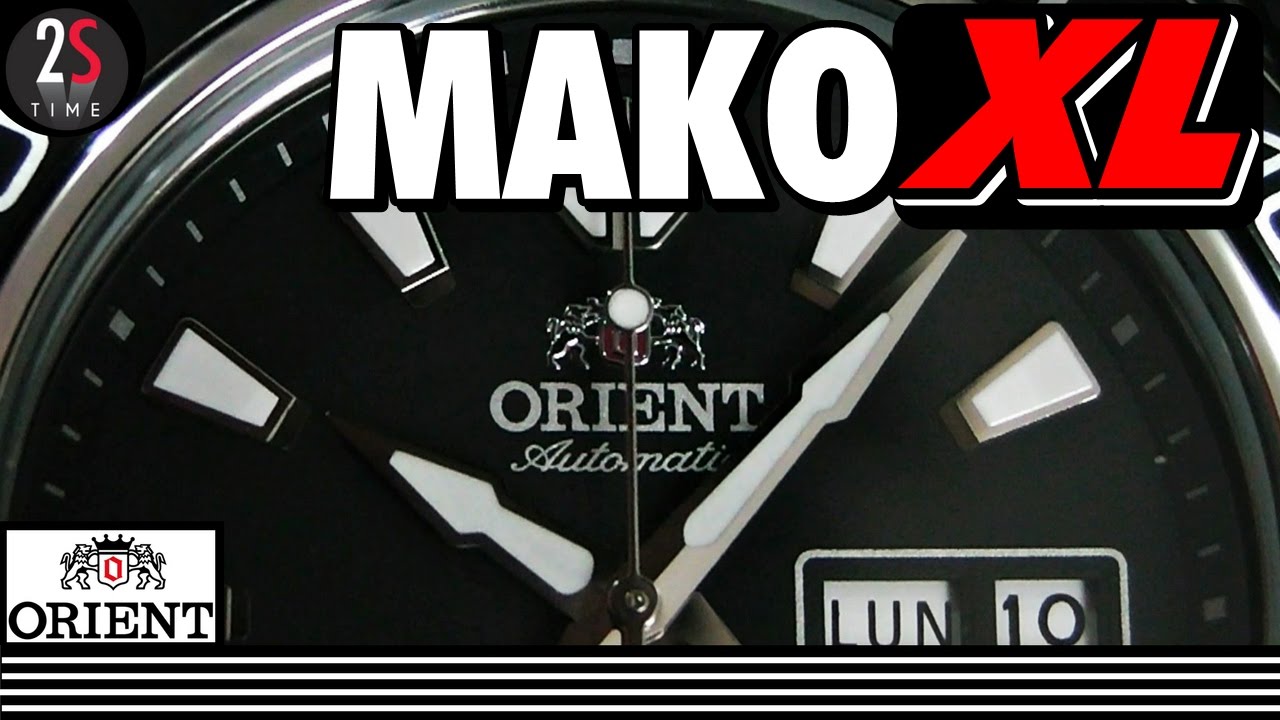 ORIENT Mako XL EM75001BW Automatic Diver Men's Watch 200m FEM75001BW