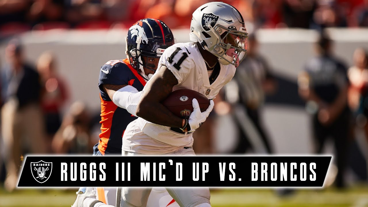 Henry Ruggs III Mic'd Up vs. Broncos: 'All Bama on the Board!' | Week 6 | Las Vegas Raiders | NFL