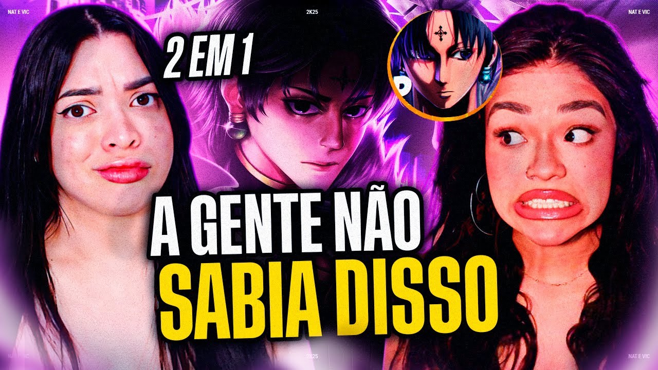 (2 em 1) Chrollo Lucilfer - Hunter x Hunter | Blxck: TEIA & Kaito: ARANHA | Vic MV e Nat [REACT]