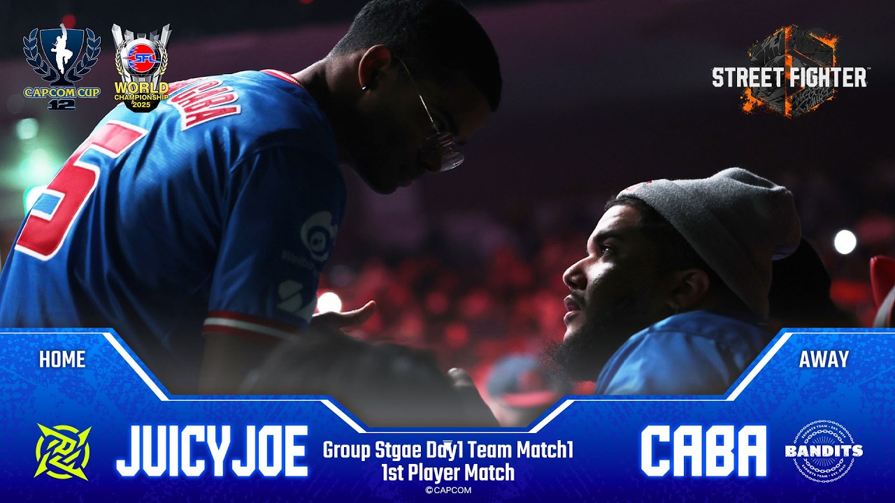 NINJAS IN PAJAMAS｜JUICYJOE（JP/C）vs BANDITS｜CABA（ガイル/C）「GS1 Team Match1 1st Player Match」【SFLWC2025】