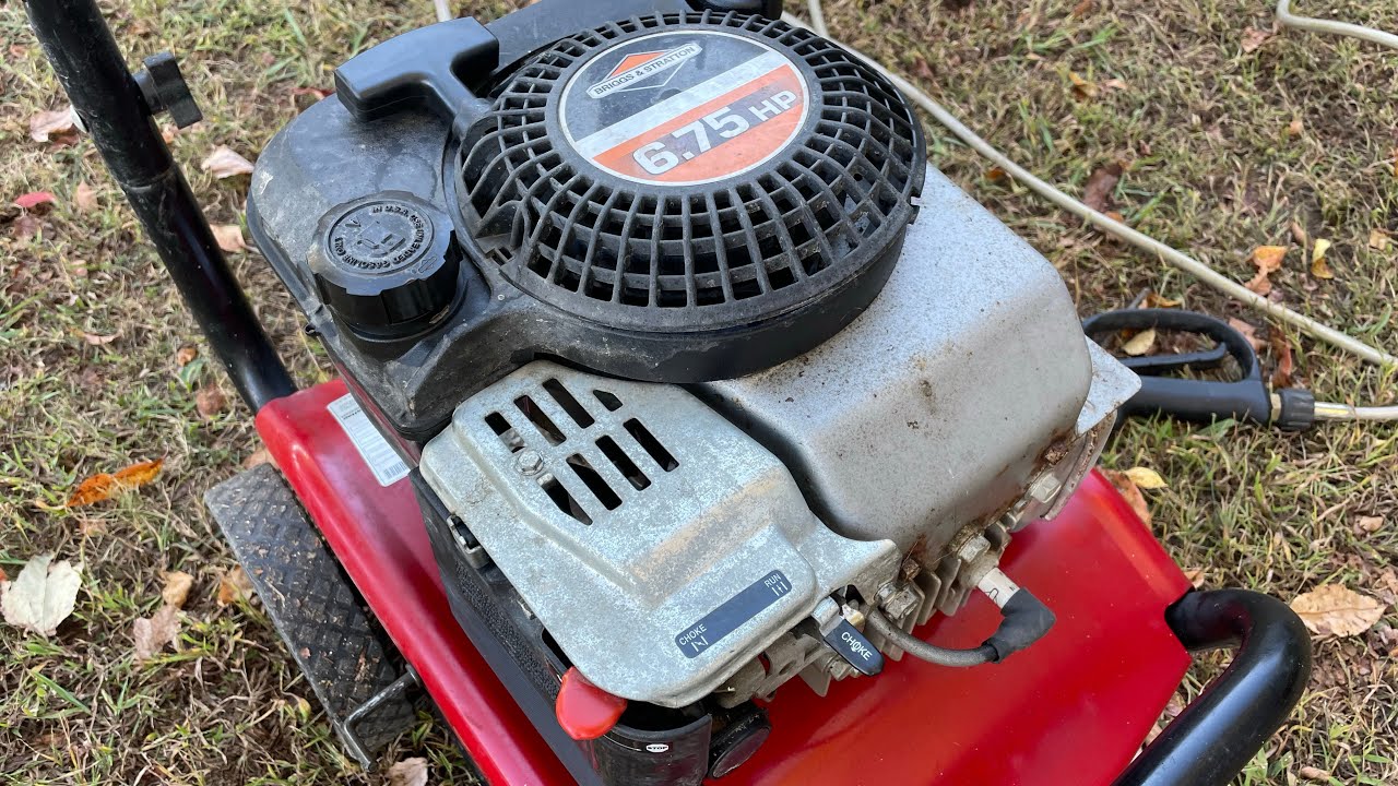 Pressure washer with TOO MUCH oil - symptoms, cause, and repair