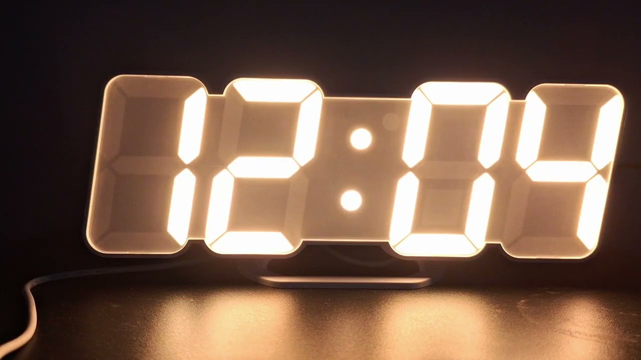 AURIOL IAN 480208_2410 LED fali és asztali óra (Lidl)