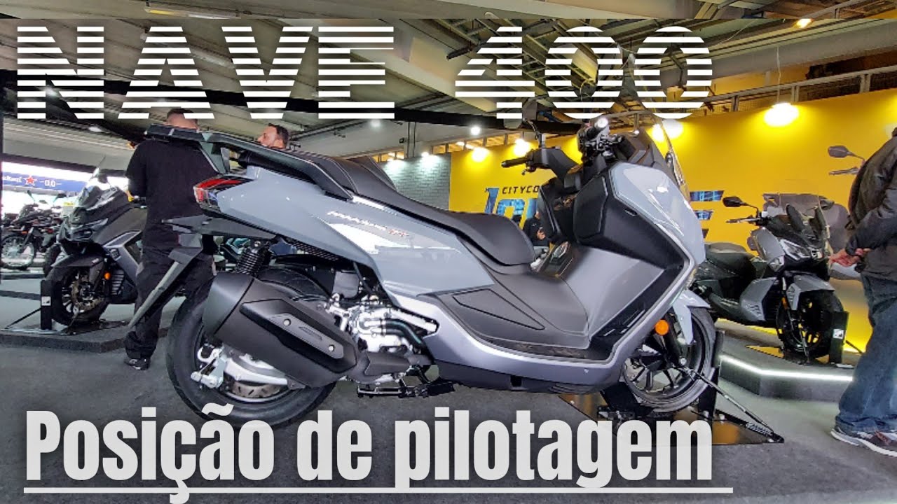Posição de pilotagem nova Dafra Maxsym 400cc e regulagem bolha Festival Interlagos