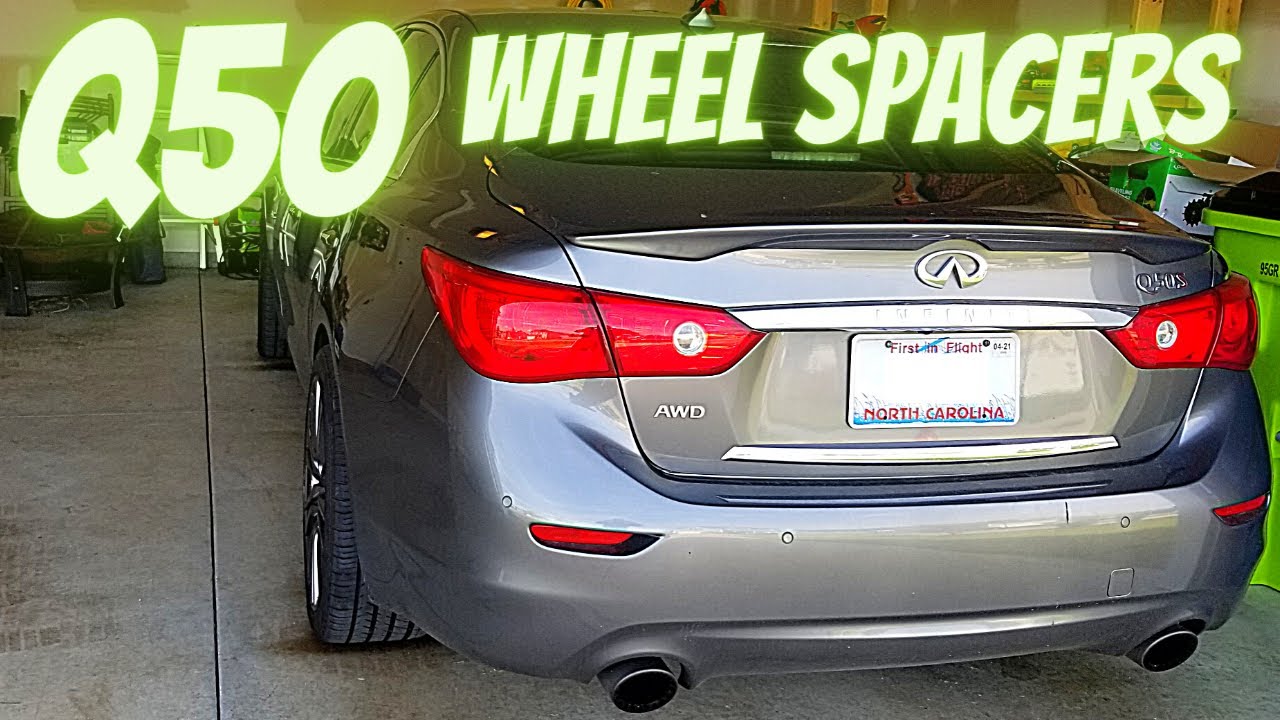 Q50 Wheel Spacer install | Infiniti Q50/Q60