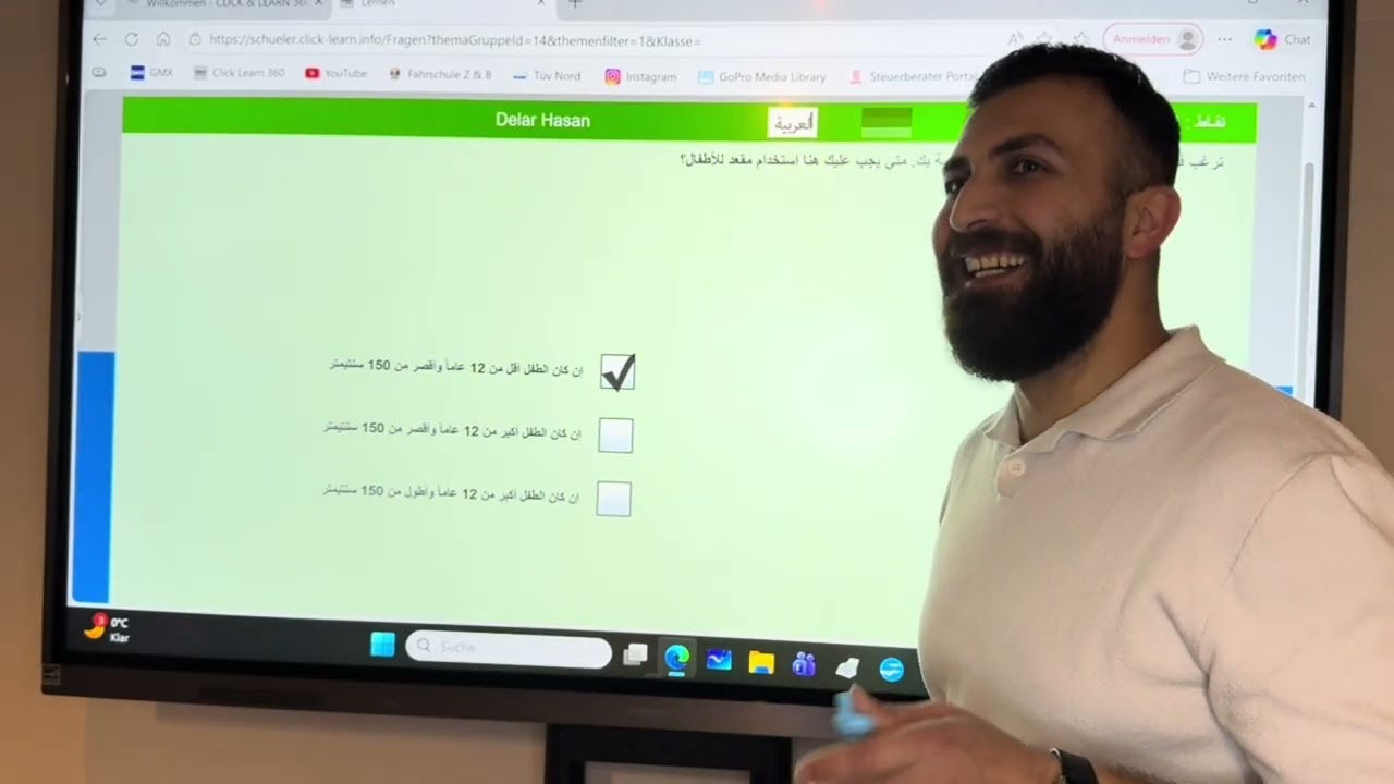 تعلم أسئلة شهادة السواقة النظري الألمانية مع الأستاذ دل آر / دلار Delar Hasan - 2025 الدرس 72