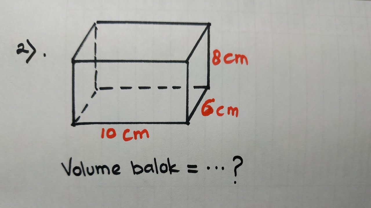 Cara Mudah Menghitung Volume Kubus dan Balok