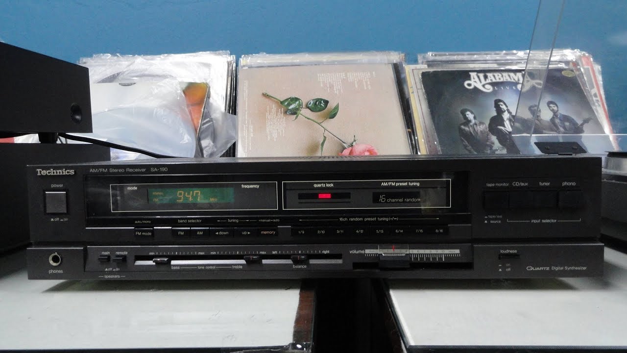 O Rei do Som - Receiver Technics SA-190