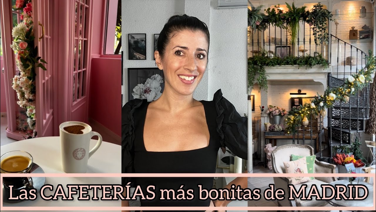 Las CAFETERÍAS con la DECORACIÓN más bonitas de Madrid!!