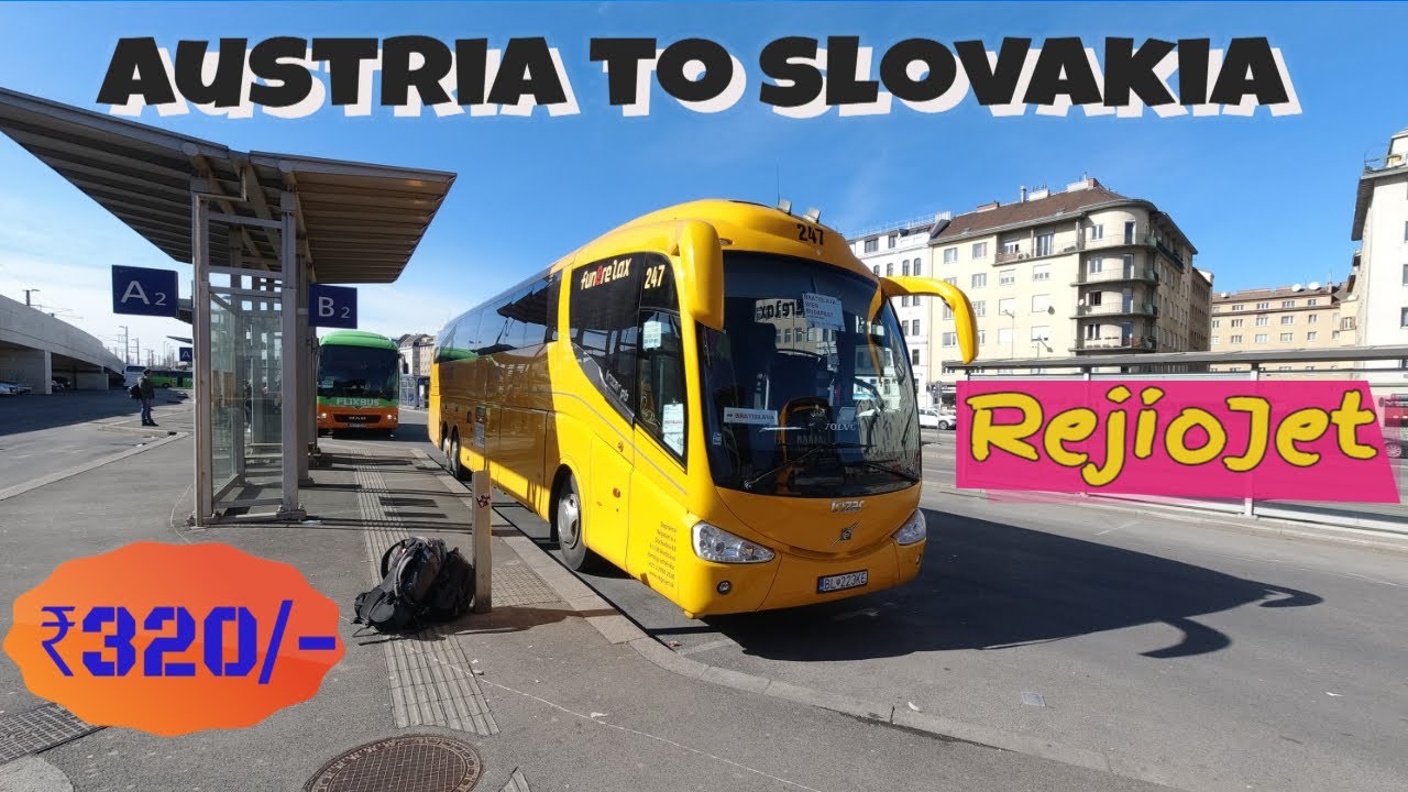 VIENNA TO BRATISLAVA BUS JOURNEY | EUROPE TRAVEL GUIDE