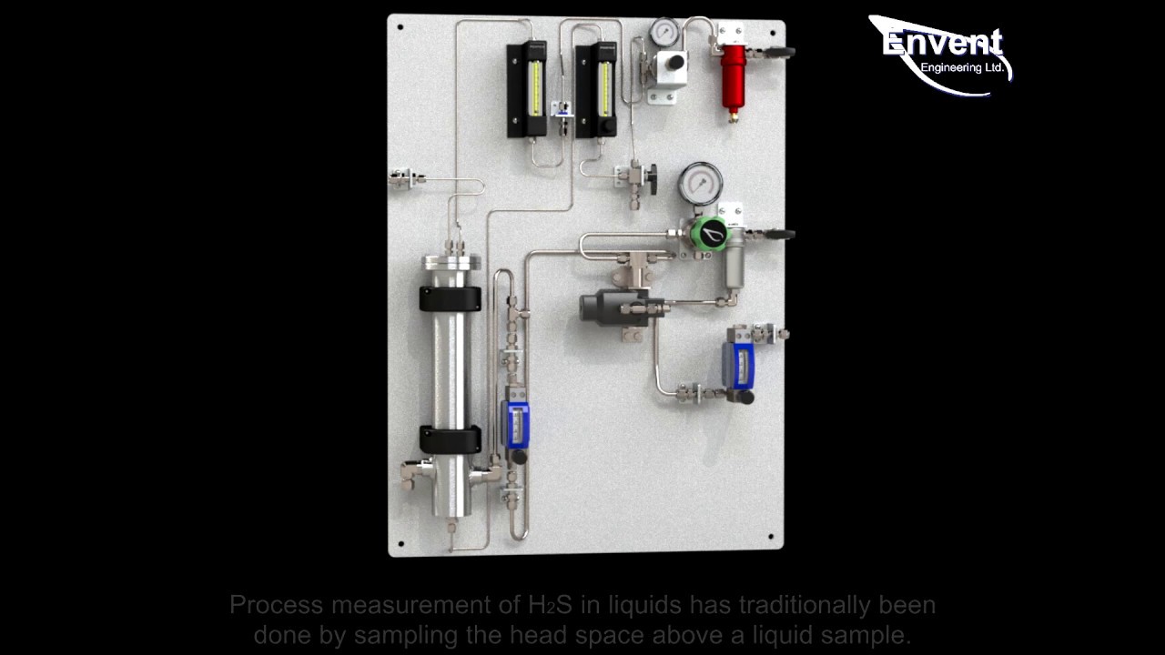 H2S in Liquids Analysis: Sparging Illustration