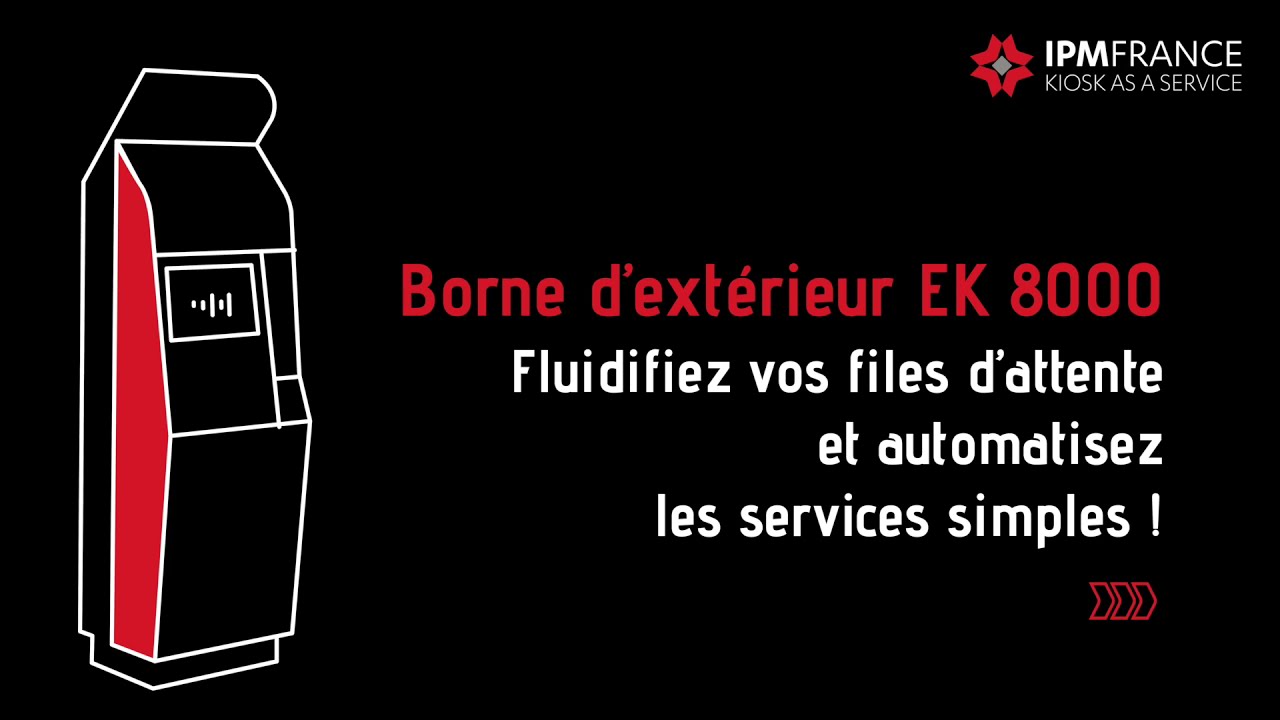Borne interactive d’extérieur EK 8000