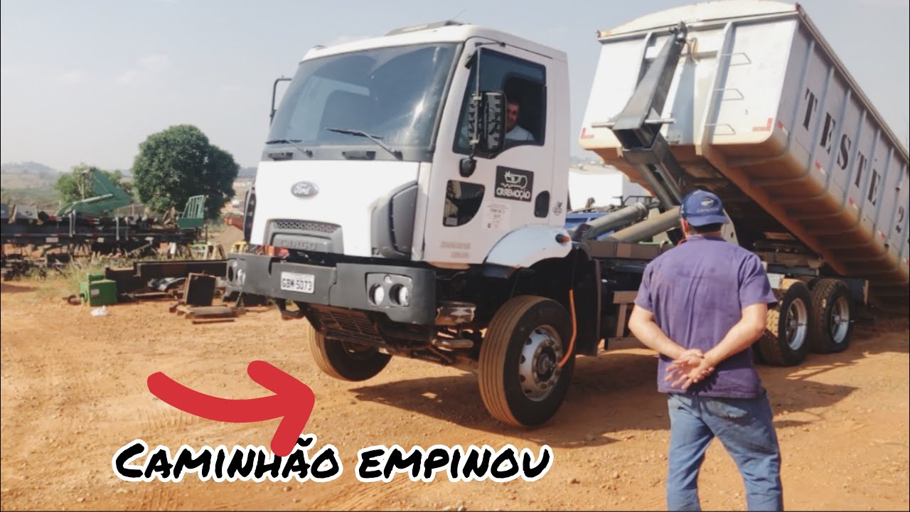 COMO SUBIR E DESCER A CAÇAMBA DO CAMINHÃO ROLON ( instrutor explicando)