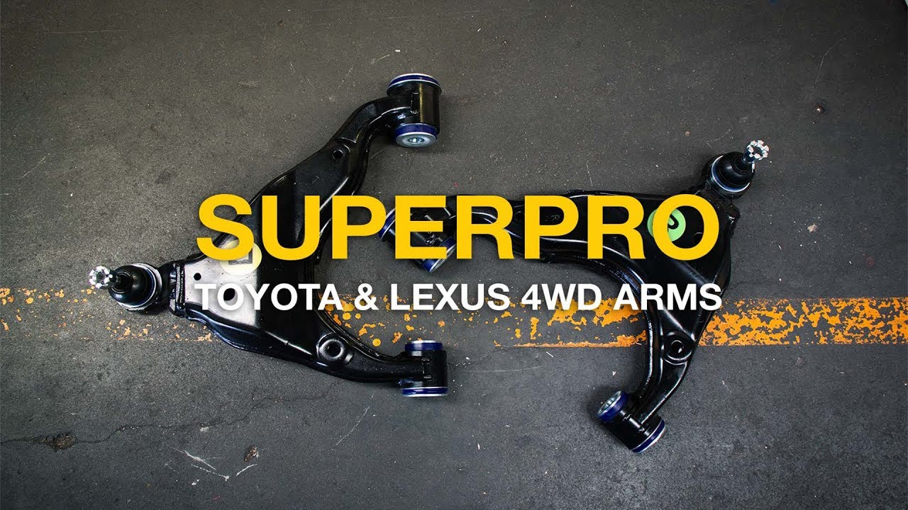 Toyota Prado 150, FJ Cruiser & Lexus GX460 SuperPro Lower Control Arm Kit - TRC483