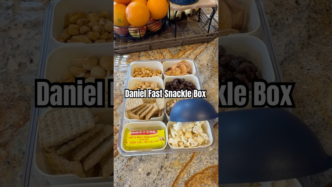 Daniel Fast Meal Prep: Snacks Edition #shorts #snacks #asmr #fypyoutube #fasting #christiangirl