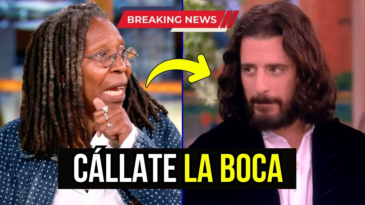 Whoopi se burla de la fe de Jonathan Roumie en vivo, pero él responde con una frase que la calla