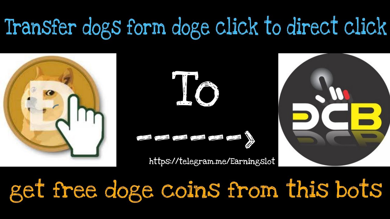 How to transfer doges from doge click bot to direct click bot | telegram |