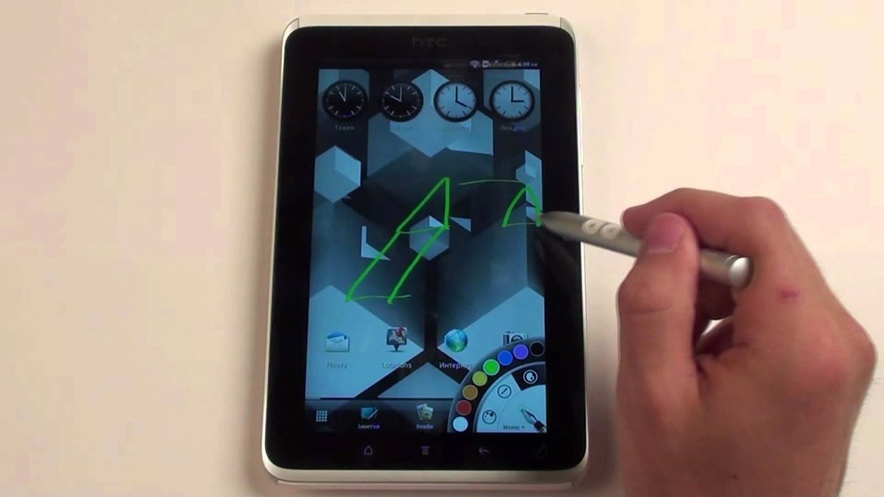 HTC Flуer - видео обзор P510e от Video-shoper.ru