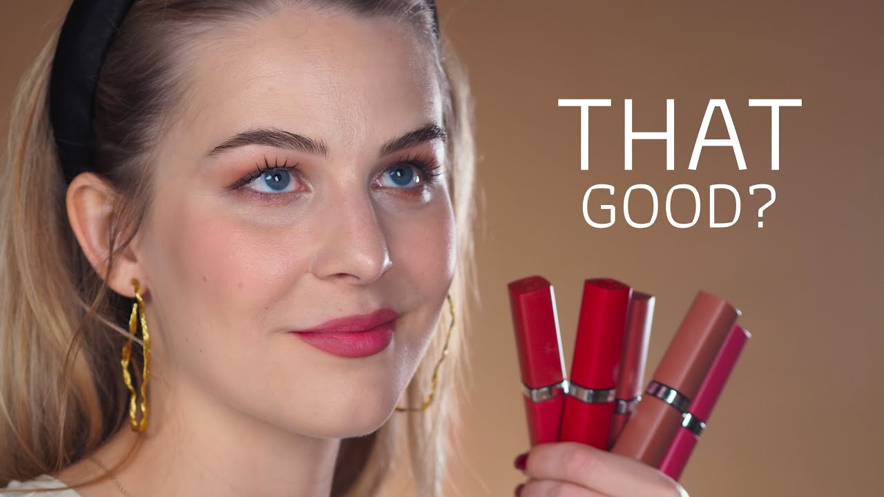 NEW! L'oreal Paris - Matte resistance liquid lipsticks (review) - Moody Eye Makeup