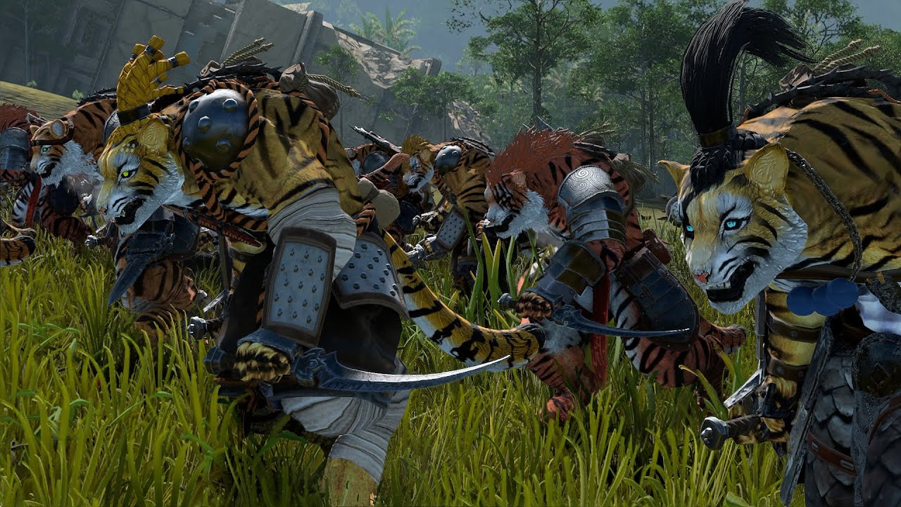 Tigermen of Cathay vs Skaven- Warhammer 3 cinematic battle