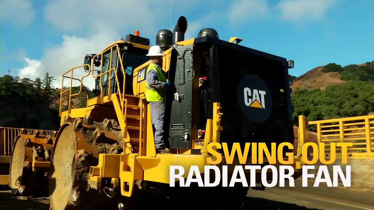 Cat 836K Landfill Compactor Serviceability