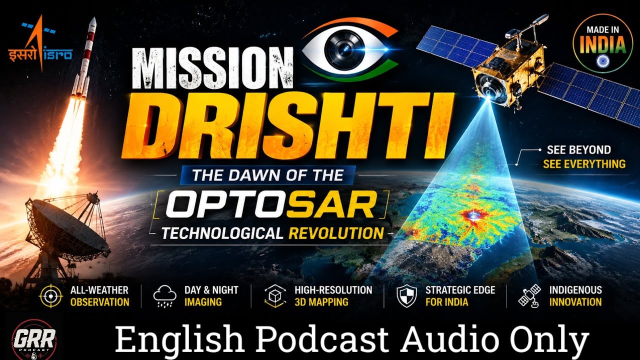 Mission Drishti: The Dawn of the OptoSAR Technological Revolution | GRR PODCAST ENGLISH 