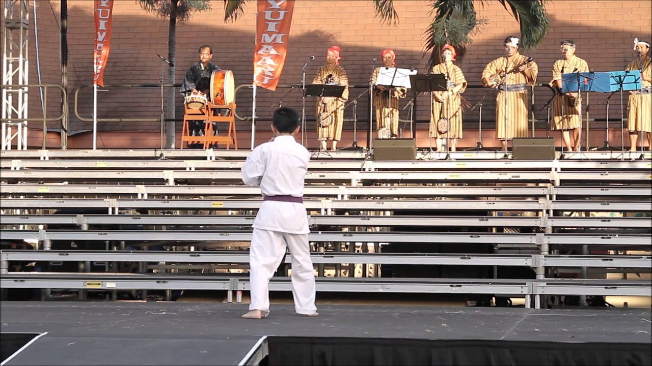 4th Eisa Drum Festival: Karate Kata, Nuuanu Shinden Shorin Ryu Karate