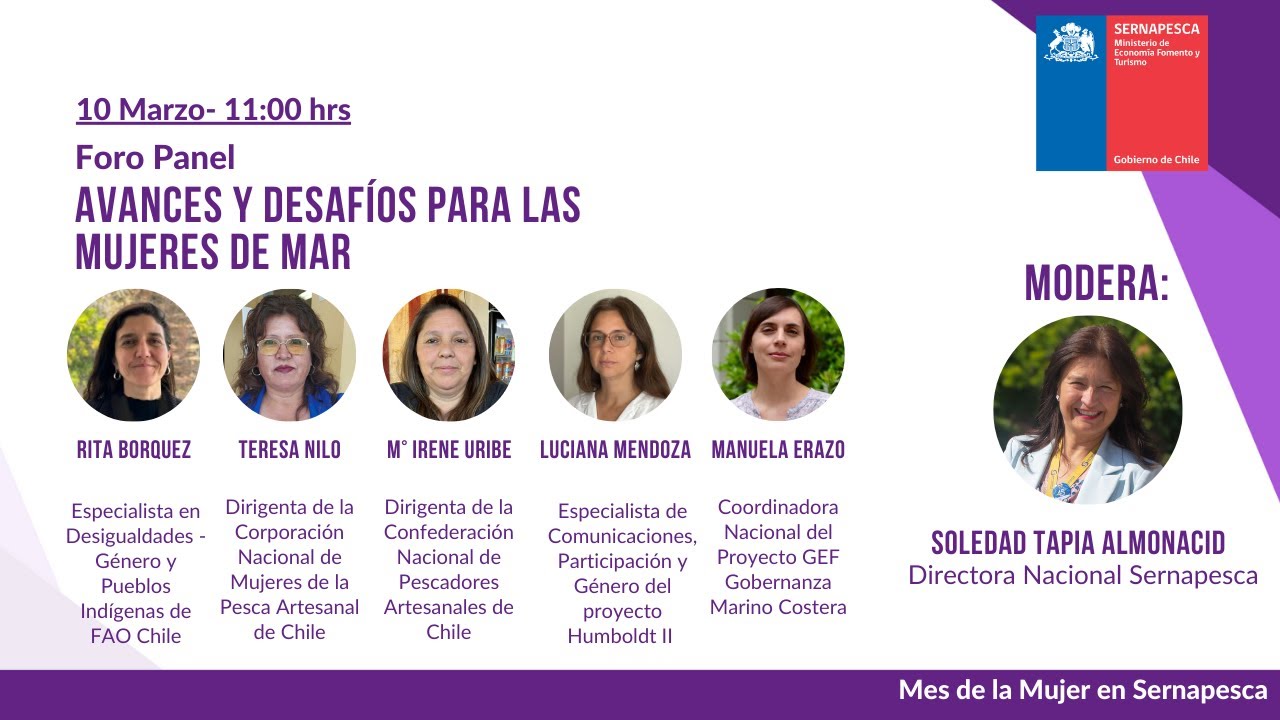 Foro Panel | Avances y desafíos para las mujeres de mar