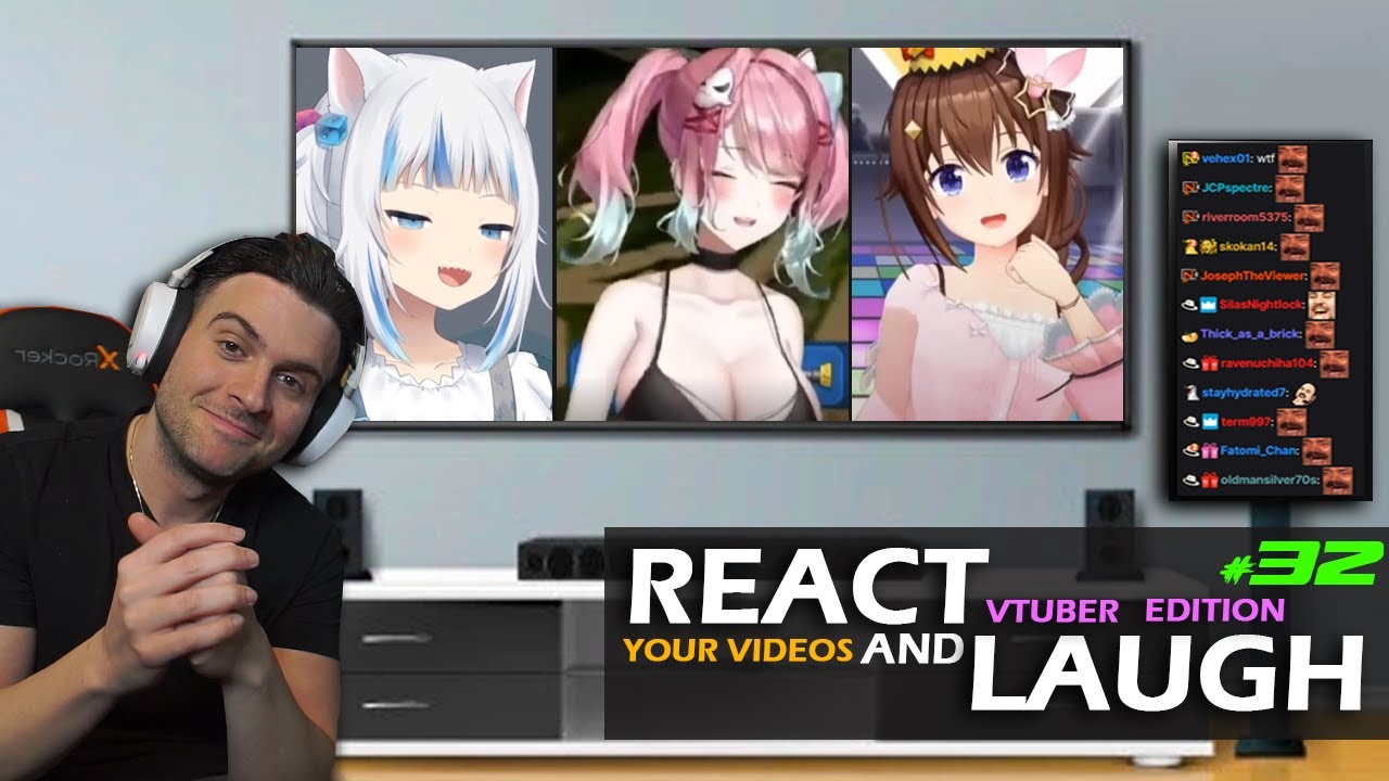 Реакция и смех над клипами VTUBER, которые ВЫ отправили #32