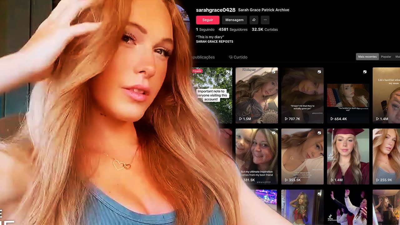 a conta MAIS SOMBRIA do TikTok