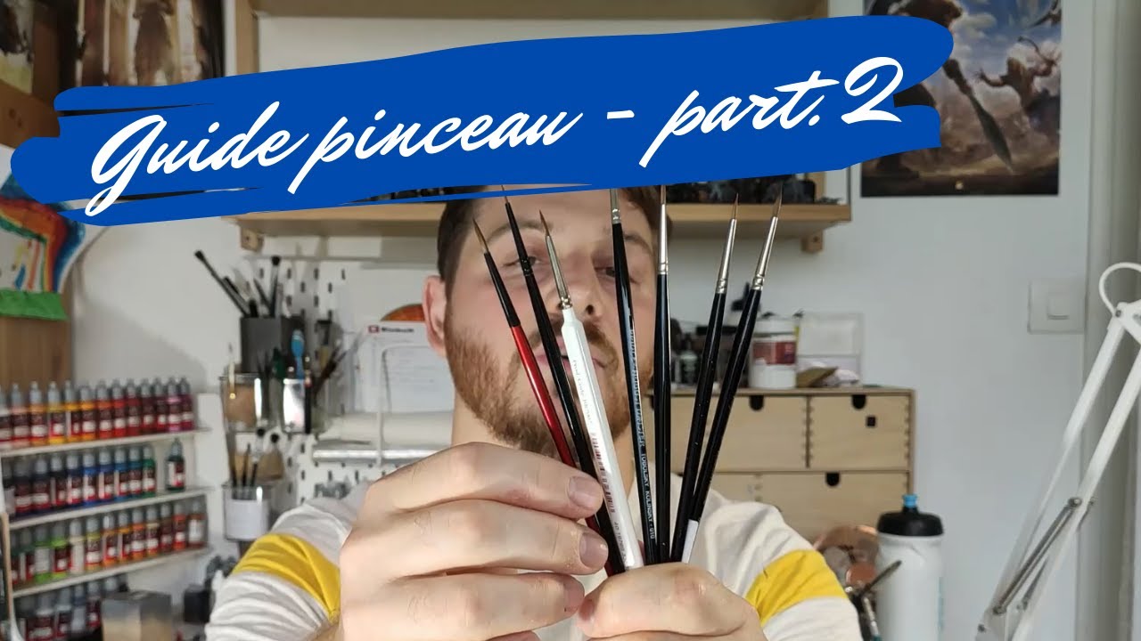 Grand test pinceau : partie 2 - Raphaël et Winsor & Newton - Apprendre la peinture sur figurine
