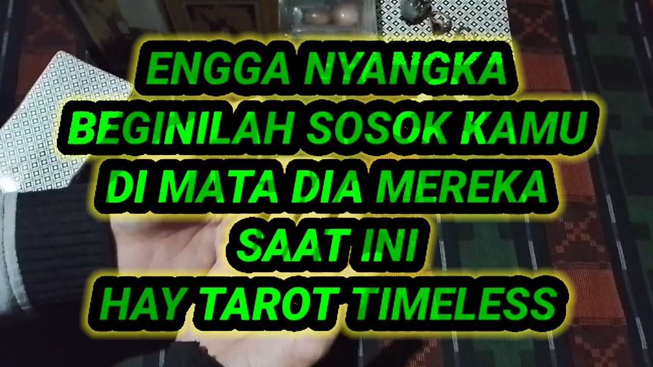 ENGGA NYANGKA 😱 BEGINILAH SOSOK KAMU DI MATA DIA MEREKA SAAT INI ✨ HAY TAROT TIMELESS