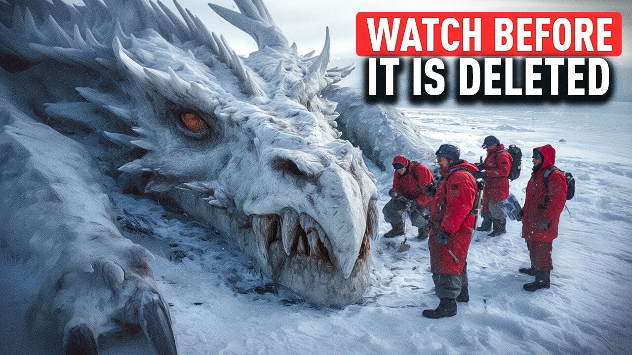 Terrifying Frozen Prehistoric Creature Found in Antarctica — Proof Dragons Were Real After All?