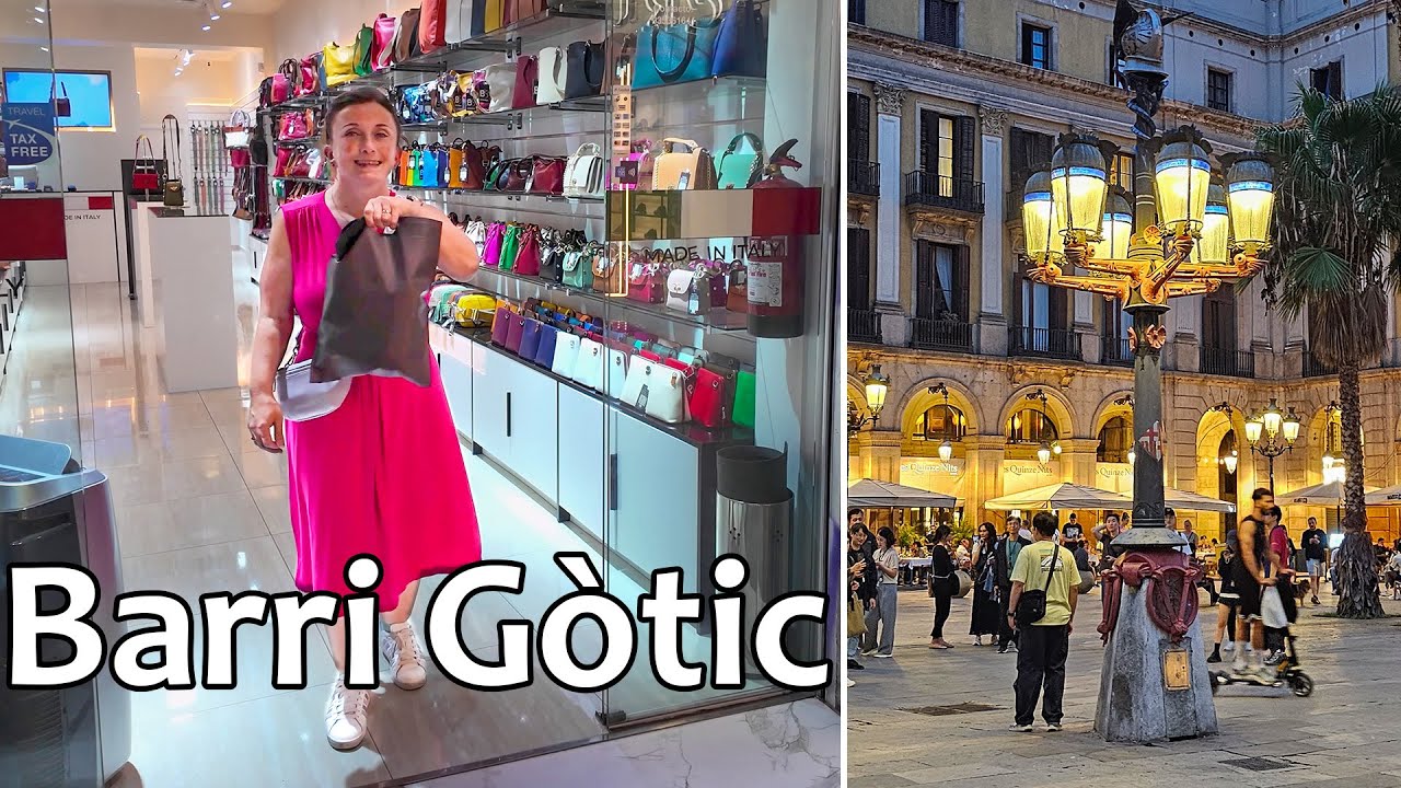 Laatste avond in Barcelona: Shoppen in de Barri Gòtic! 🛍️✨