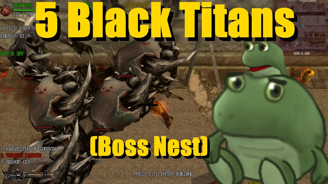 Dead Frontier - Boss Nest with x5 Black Titans
